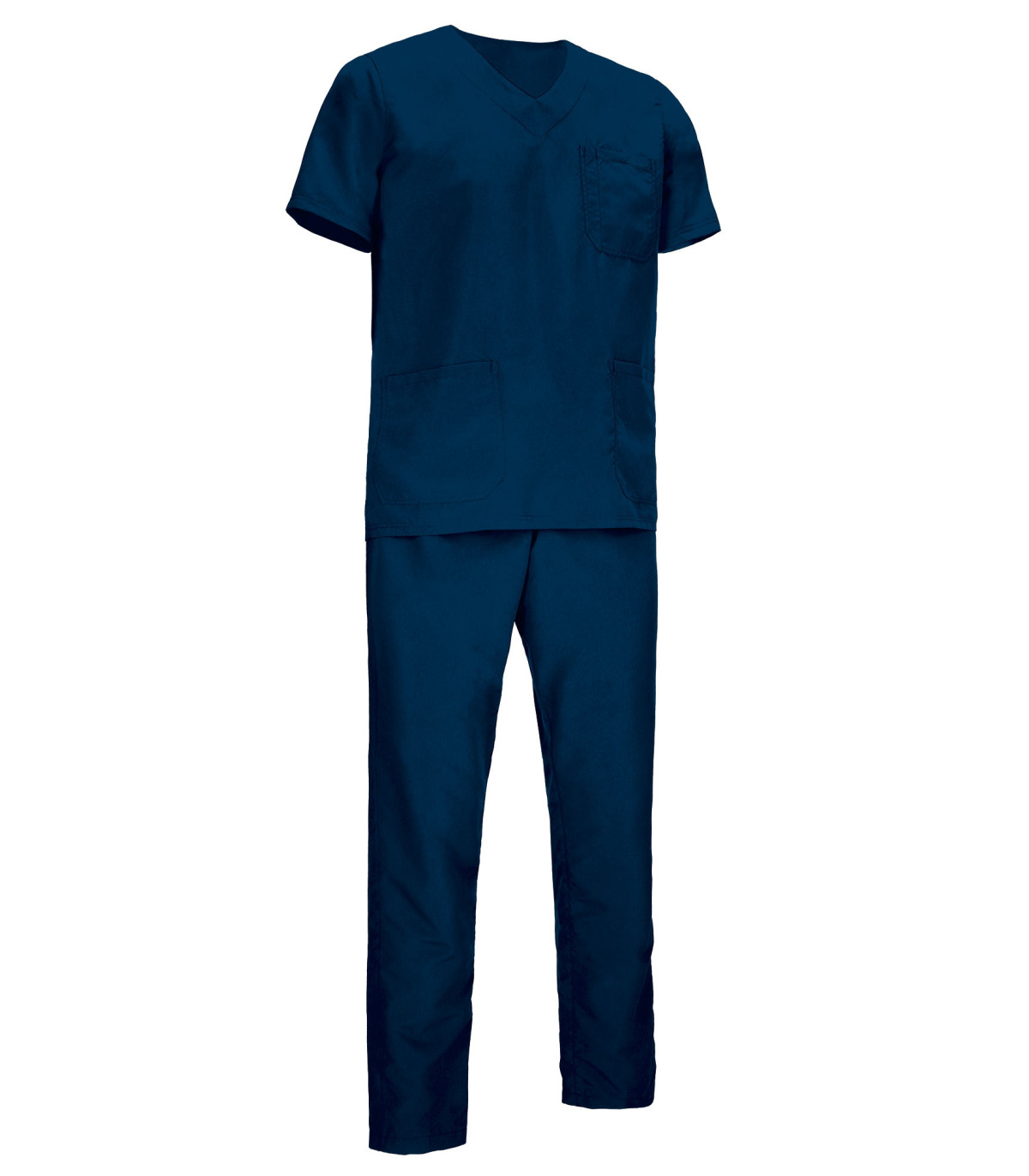 Ref. VA775U Pijama sanitario Microfibra transpirable. AZUL MARINO ORION