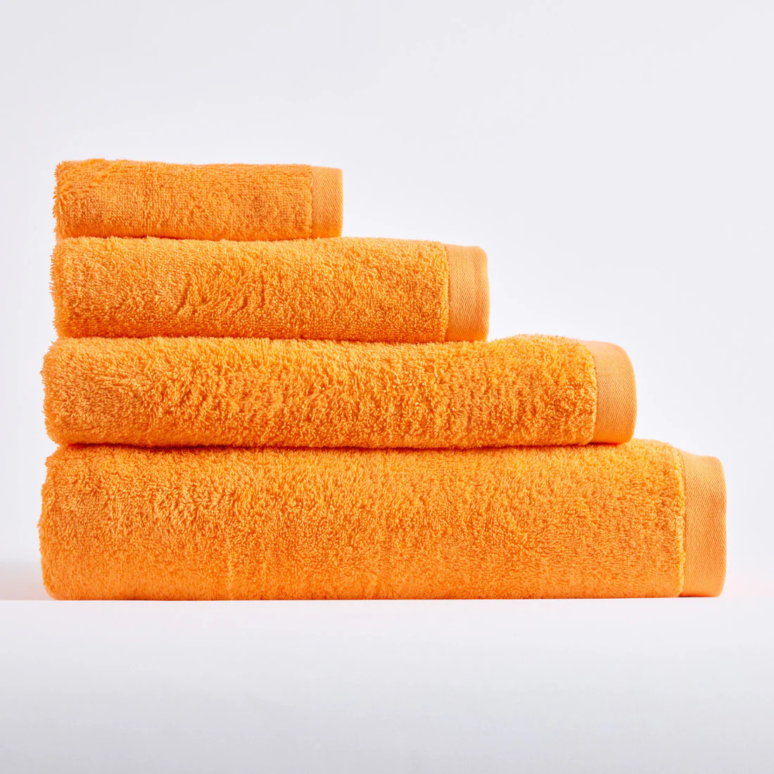 Toalla algodón 550 grm2 Mandarina foto 1
