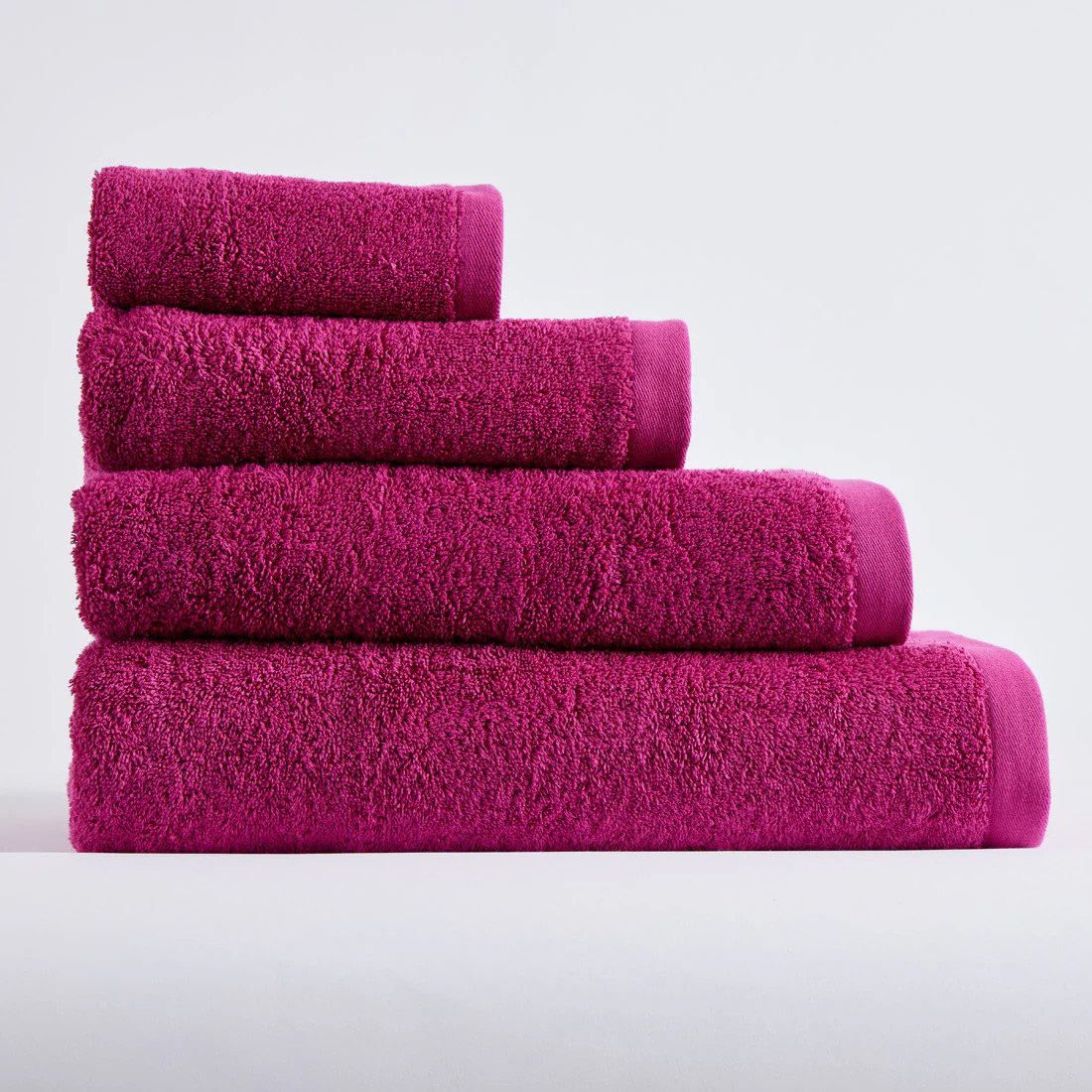 Toalla algodón 550 grm2 frambuesa 1